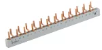 SKN0032/10 Izolowana szyna zbiorcza-sztyftowa 10 mm2 (do wyłączników ETIMAT 1N z EFI-2),1p+N,12modułów