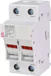 EFH 10 DC 2p LED Podstawa bezpiecznikowa DC