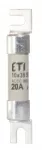 CH10x38SU gR 20A/900V AC/DC Wkładka topikowa cylindryczna PV gR 900V SU