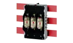 GU1-3/60/AO Podstawa bezpiecznikowa, wielkość NH-1/250A, odpływ górą, przyłącze płaskie
