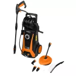 Myjka ciśnieniowa 2200W, 165Bar, szczotka, patio cleaner, końcówka turbo i kątowa, 8m przewód ciśn.