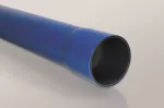 Rura osłonowa sztywna z kielichiem ROS-M (RHDPE) 75/4,5 - nieb. -6 m (60szt/paleta)