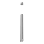 PIXO 610 wisząca max 1x50W, GU10, 230V, kolor srebra, srebrny aluminiowy (mat struktura) RAL 9006 T068P61Wh963101