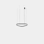 Pendant Geometric Triangular Surface 1000mm LED 64W LED warm-white 2700K ON-OFF Black 3762lm TS4Z-00V9AZOU05