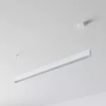 CLEOLine-1 1135mm wisząca DIRECT, OPAL, LED PHILIPS LV 27W/4400lm/940, 230V, biały sygnałowy (mat struktura) RAL 9003
