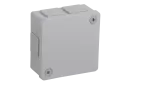 VP-22 Puszka n/t 86x86x40mm IP55 6-wl 2wkr dł.gum. popiel