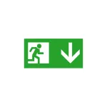 07414; EXIT PICTO-STEP2 Znak ewakuacyjny