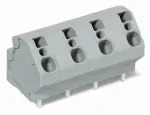 Złączka do płytek drukowanych 4 mm² RM 10 mm 2-bieg, szara 745-3202