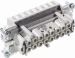 H-BE 16 BF FEMALE INSERT W. CLAMP SPRING Złącza