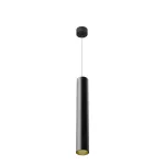 PIXO 410 wisząca max 1x50W, GU10, 230V, kolor złota, czarny głęboki (mat struktura) RAL 9005 T068E41Wh962116