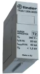 Wymienna wkładka iskiernika. Max 255V AC/DC, max prąd wyładowczy 40kA, napięciowy poziom ochrony 1,5kV, czas zadziałania 100ns