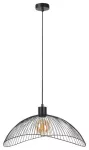 4347 Lampa wisząca Iduna E27 1x MAX 60W czarny