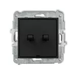 ICON Mechanizm łącznika świecznikowego w stylu amerykańskim czarny mat