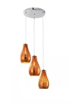 Lampa sufitowa SIRA 3x40W miedź 3D