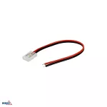 ZŁĄCZKA LED 1-STRONNA 8MM COB Z PRZEWODEM 15CM