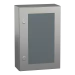 PanelSeT Obudowa wisząca ze stali nierdzewnej S3X IP66 304L drzwi transparentne 600x 400x200mm