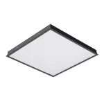 BURGOS W3 wpust stropowy LED PHILIPS LV 58W/7000lm/4000K, 230V, czarny głęboki (mat struktura) RAL 9005