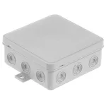 V7 SZARA Puszka n/t hermetyczna V7 IP-54 100x100x41 12-wl klik z osłabieniami szara