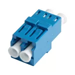 Płyta pod panele do adapterów optycznych, kwadratowa, 3 złącza, LC Duplex