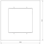 MASKOWNICA PETROL II 590x590 mm