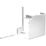 Optiline 45 - kolano 90° - 75 x 55 mm - PC/ABS - biel polarna