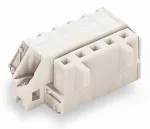 1-przewodowe gniazdo, kątowe CAGE CLAMP®, pełna ochrona przed błędnym wetknięciem, jasnoszary 721-304/031-000