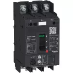 Wyłącznik silnikowy, TeSys GV4, 3P, 50A, Icu 100kA, thermal magnetyczny, końcówki oczkowe