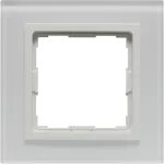 VENA2 Xglass Ramka 1x BIAŁY + biały