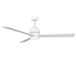 Azzardo wentylator LED Veneti 18W 600lm 3000/4000/5500K biały AZ4453