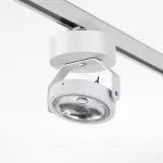 ZETA A1Td LED111 projektor track max. 1x20W, G53, 12V/DC, biały sygnałowy (mat struktura) RAL 9003
