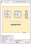 Obudowa poliestrowa - IP44/IP54, IK10, OS 80x80/4+4/8 daszek płaski