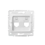LOGI 02-1419-002 bi Adapter gniazdo komputerowe podwójne niezależne