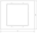 MASKOWNICA PETROL II 570x470 mm