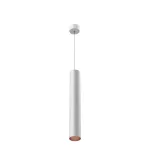 PIXO 410 wisząca max 1x50W, GU10, 230V, kolor miedzi, srebrny aluminiowy (mat struktura) RAL 9006 T068E41Wh961101