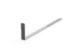 [OG] Uchwyt pod dachówkę z zaczepem L-450mm; H-100mm