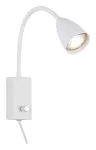 6720 Lampka biurkowa Mika GU10/1x max.25W IP20 biały 230V, 50Hz