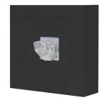 Oprawa LOVATO N ECO LED 3W 330lm (opt. asym.) 1h jednozadaniowa czarna