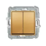 ICON Mechanizm łącznika podwójnego schodowego złoty