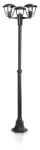 Creek post black 3x60W 230V myGarden Lampa stojąca / Latarnia