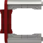 KOS 66 PLUS Element N-krotny ramki składanej ALUMINUM + CZERWONY