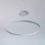 ALFREDO 1810/U wisząca DIRECT LED PHILIPS LV 122,5W/18832lm/3000K/TD/CAS, 230V, srebrny aluminiowy (mat) RAL 9006