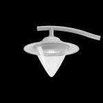 Oprawa AVENIDA HERITAGE LENS LED wersja S ED 18W 2500lm 3000K IP66 O34 - do parków i parkingów szary II 18 W