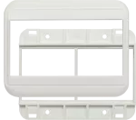 KOS 45 Ramka podwójna + uchwyt do modułów 45x45 (wymiar zewn. 104x80) BIAŁY