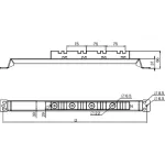 PanelSeT Dolny wspornik szyn pionowych 600m