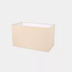 Lamp shade (Accessory) Shade rectangular 285x170x150mm Sandblasted PAN-176-BY
