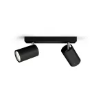 KOSIPO bar/tube black 2xNW Oświetlenie punktowe