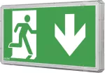 Oprawa EXIT L IP65 LED 1W 1h dwuzadaniowa AT biała 230V
