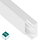 MKE / Kanał Elektroinst. PVC-U 18/50 2k Biały - 2 m (10 szt./op.)