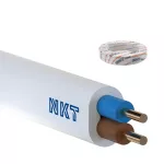 nkt instal YDYp 450/750 2x2,5 biały Kabel elektroenergetyczny, instalacyjny, wielożyłowy z izolacją PVC