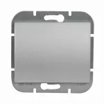 WP-6/7OS Wyłącznik zwierny światło/dzwonek-ONYX- z podśw. p/t; srebro
